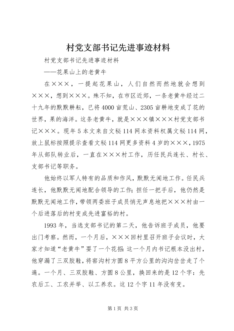 村党支部书记先进事迹材料 (10).docx