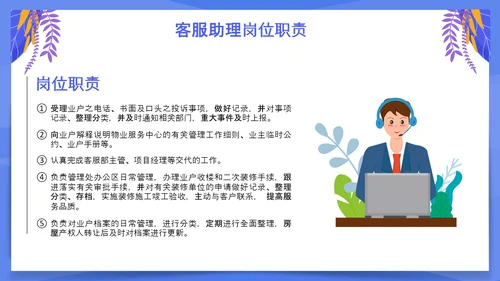 小区物业客服培训PPT模板