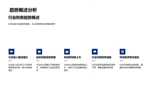 财务月报分析PPT模板