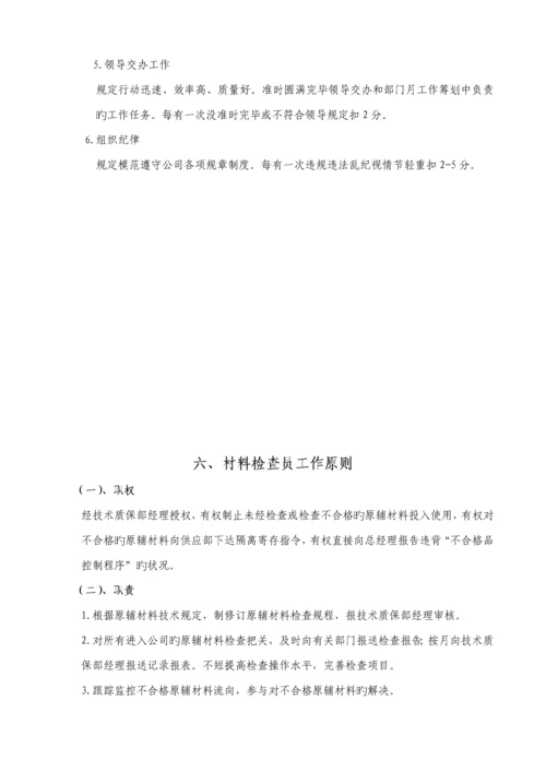 岗位基本职责与考核评分重点标准.docx