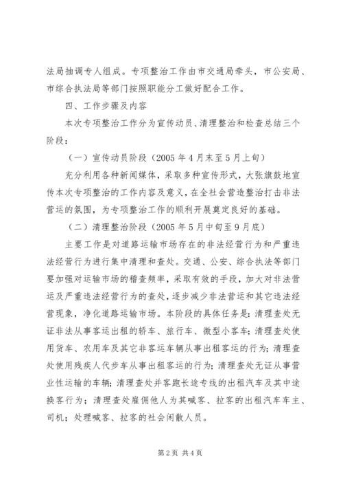 道路运输违法营运行为专项整治实施方案 (9).docx