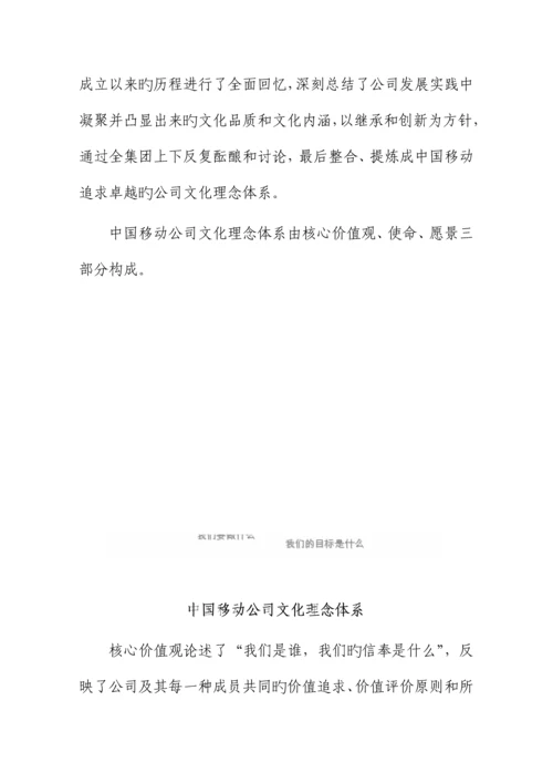 中国移动企业文化理念全新体系.docx