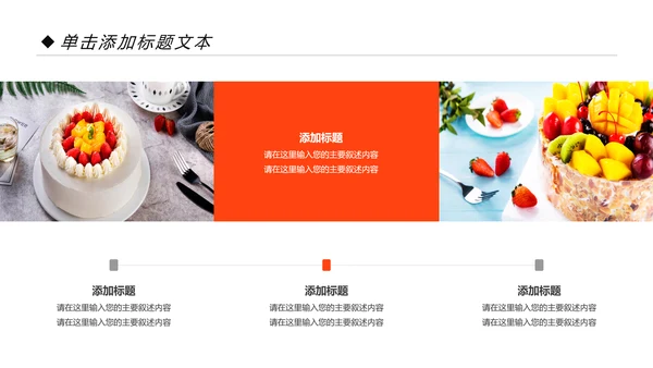 甜品蛋糕美食甜点下午茶动态PPT模板