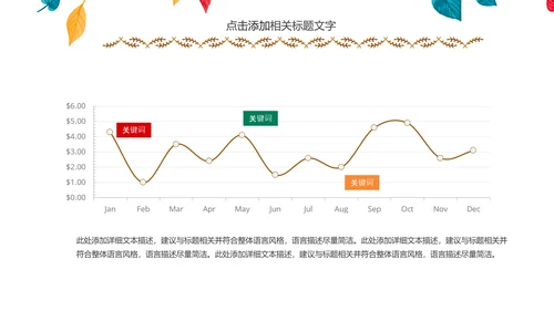 精美四色水彩树叶2017年年终总结PPT