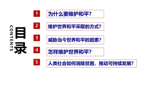 【新课标】2.1  推动和平与发展  课件（33张PPT）