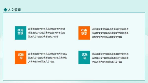成都旅游旅行介绍动态通用PPT模板
