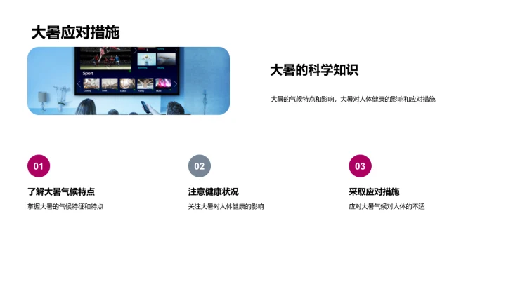 大暑节气知多少PPT模板