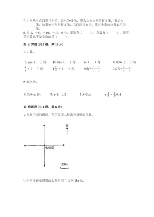 小升初六年级期末试卷附参考答案【培优b卷】.docx