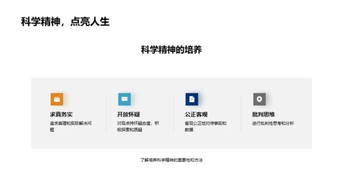 科学精神与我们的生活