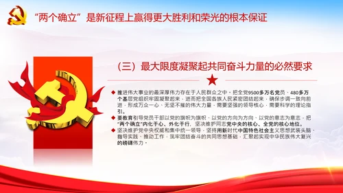 学习个确立的决定意义党支部党课PPT课件