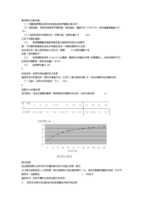 基坑施工中的地下水处理与工程实例