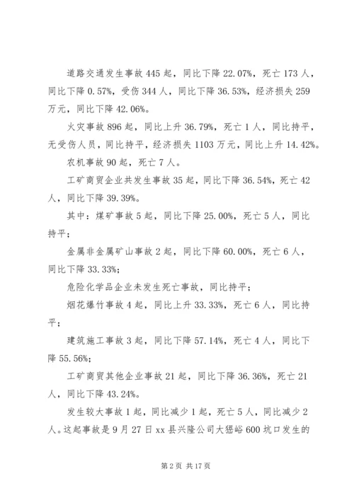 安全生产监督管理局工作汇报 (9).docx