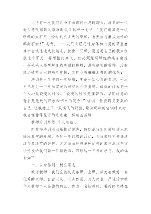 教师培训总结_个人总结.docx