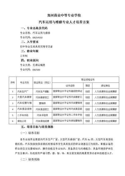 郑州商业中等专业学校