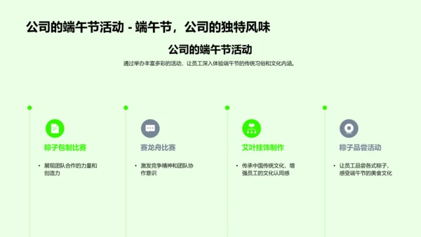 端午节的企业文化分享PPT模板
