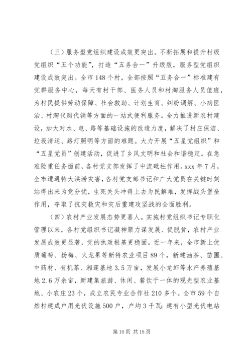 村党组织书记专职化管理问题研究.docx