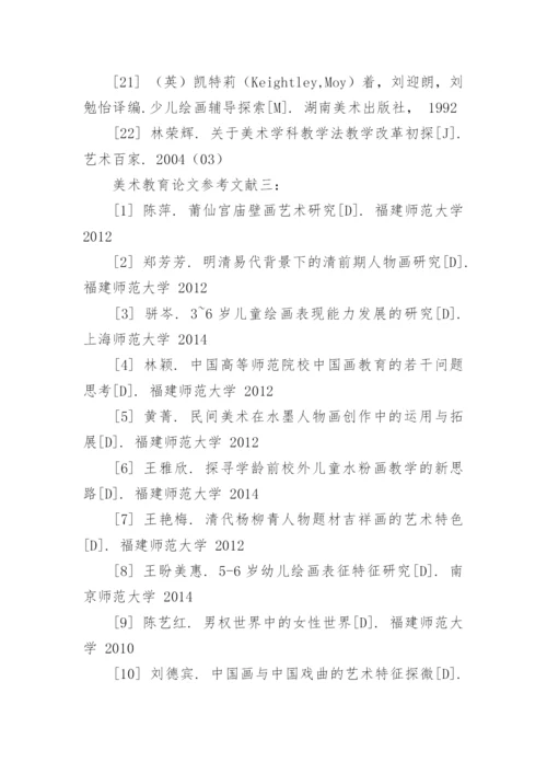 美术鉴赏论文参考文献.docx