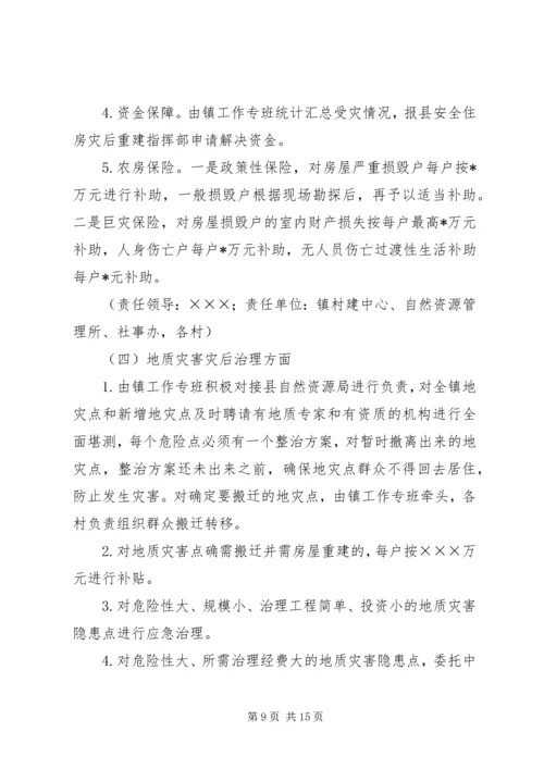 乡镇防灾救灾及扶贫补短板工作方案.docx