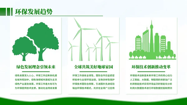 清新风环保工作者的行动与使命PPT模板
