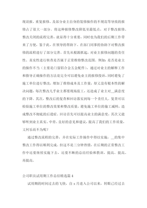 公司职员试用期工作总结7篇.docx