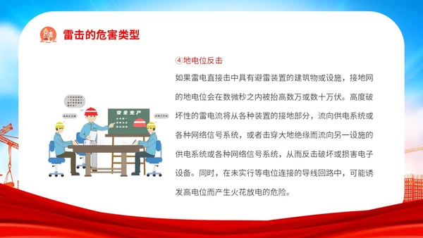 红色炫彩企业公司单位学校夏季用电火灾安全生产培训用电安全
