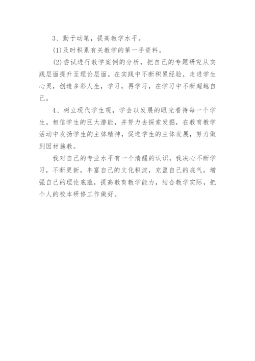 小学语文教师校本研修计划.docx