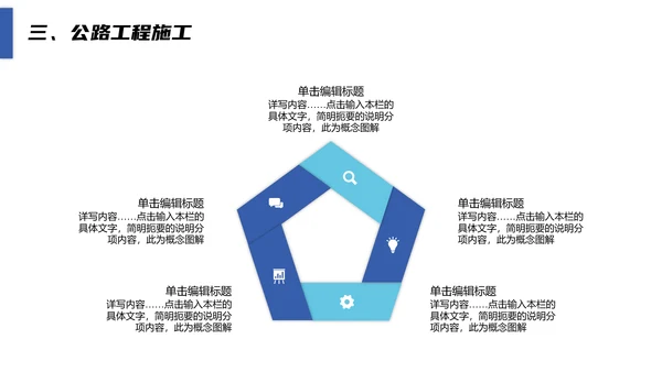 马路街道公路道路建设修路工程PPT汇报