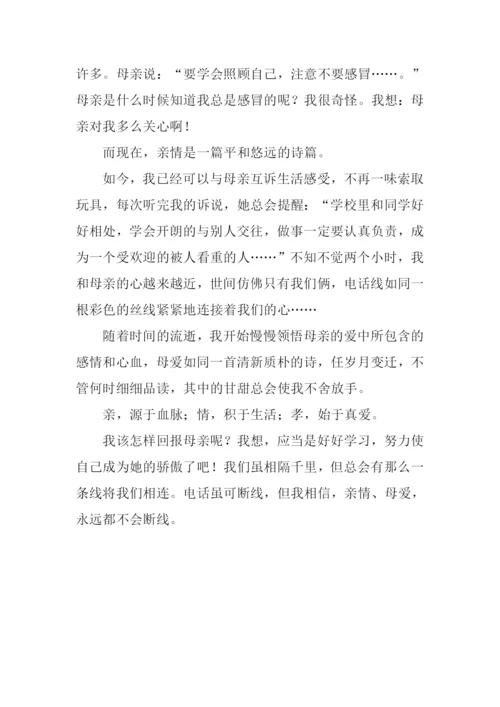 千里亲情一线牵作文900字.docx