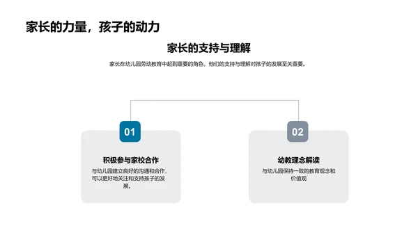 幼教劳动教学讲座PPT模板