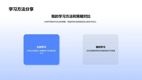 学习成果分享PPT模板