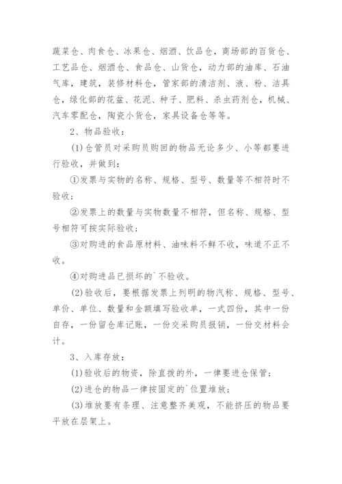 公司仓库管理规章制度.docx