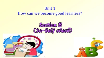 Unit1 SectionB 3a-self-check课件（人教九年级Unit 1 How can