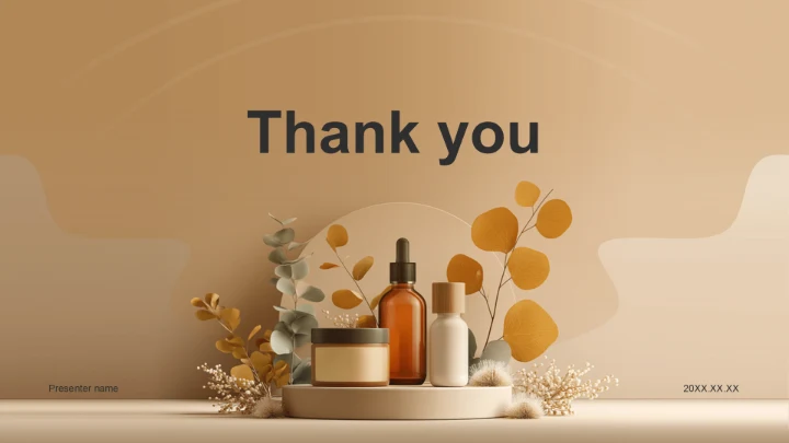 黄色简约风护肤产品介绍PPT主题