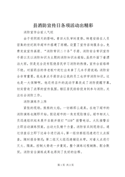 县消防宣传日各项活动出精彩_1.docx
