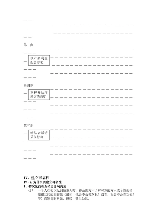 推销访问程序及应用技巧培训