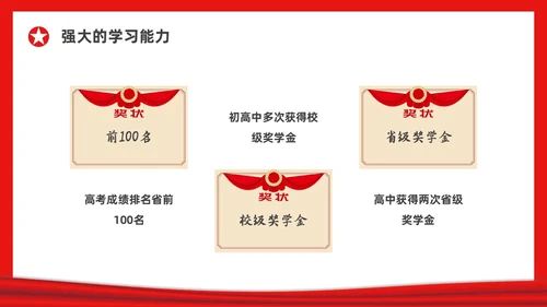 红色简约大学团支书竞选PPT课件