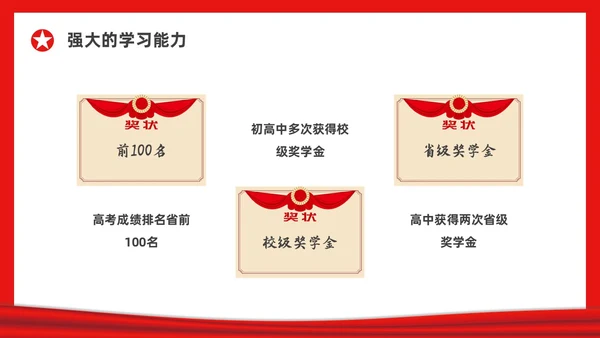 红色简约大学团支书竞选PPT课件