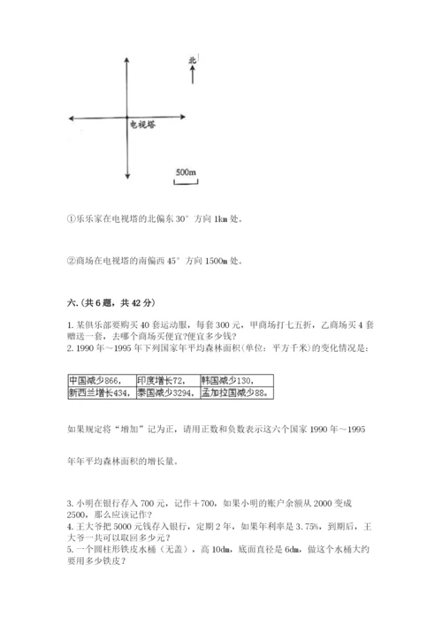 六年级毕业班数学期末考试试卷精品（典型题）.docx