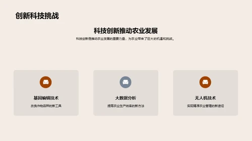 农业科技的进步与挑战