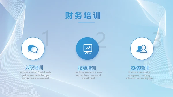 蓝色大气工作总结汇报商务动态PPT