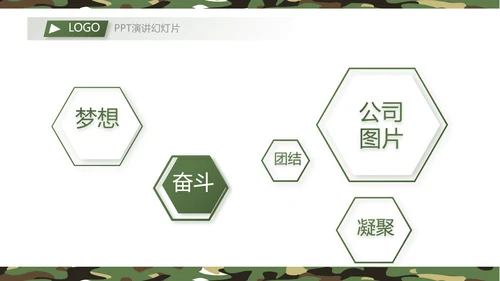 军事部队主题八一建军节PPT动态模板