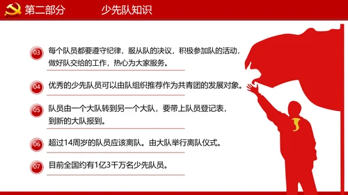 少先队红领巾少年先锋队建队日知识PPT