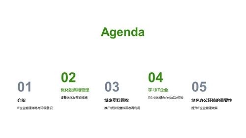 IT企业绿色办公环保实践
