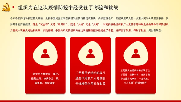 党的组织力建设党建党课PPT模板