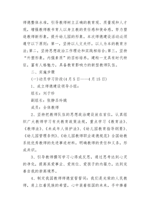 2023师德师风工作方案(精选5篇).docx