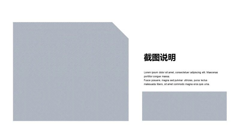扁平PPT截图说明