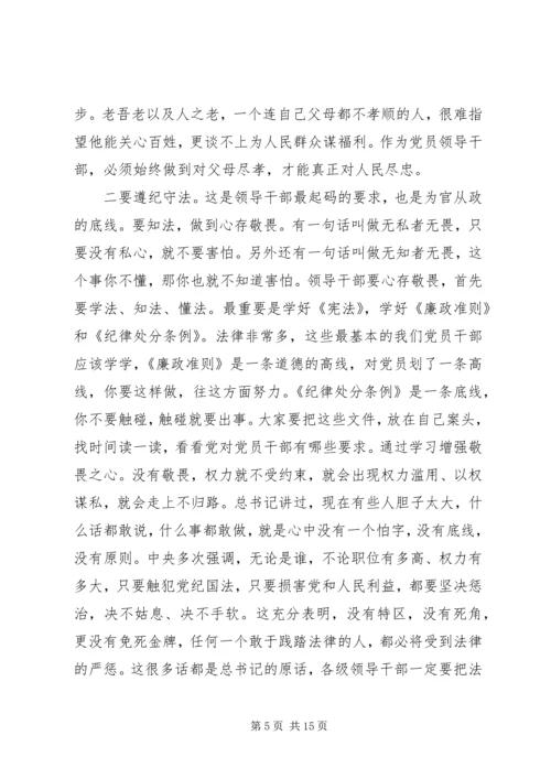 政府系统廉政党课讲稿——如何做到廉洁从政.docx