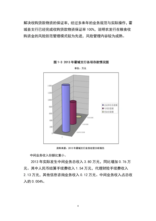 中国农业发展银行新疆分行业务发展战略研究—以霍城支行为例电大金融本科毕业论文.docx