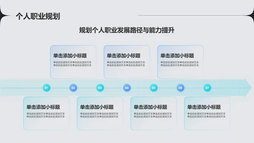 蓝色渐变风通用工作汇报PPT模板