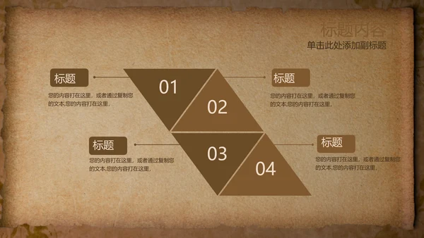 开头视频片头打开卷轴复古ppt动态模板